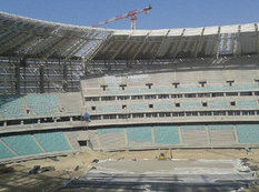Bakıda 640 milyon dollarlıq stadion belə tikilir - FOTO