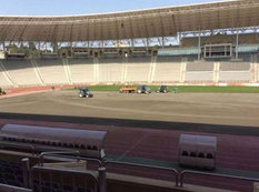 Respublika stadionunun ot örtüyü tamamilə yenilənir - FOTO
