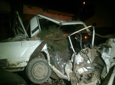 Sumqayıtda iki avtomobil toqquşub, 1 nəfər ölüb