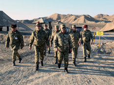 General Zakir Həsənov komanda məntəqəsinə baş çəkdi - FOTO