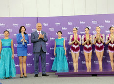 Azərbaycan gimnastları qarışıq cütlüklərdə qızıl medal qazandılar - YENİLƏNİB - FOTO