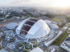 Dünyanın ən böyük qübbəli stadionu - FOTO