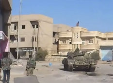 Kürdlər İŞİD-in tanklarını vururlar - VİDEO