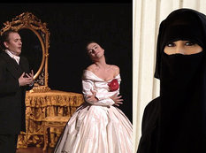 Çarşablı qadın operadan qovuldu - FOTO