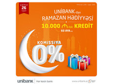Ramazan bayramında Unibank-a gəlmək üçün 3 səbəb