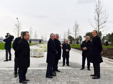 Prezident İlham Əliyev birinci Avropa Oyunlarına hazırlıq işlərinin gedişi ilə tanış olub - YENİLƏNİB - FOTO
