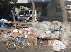 Bakının böyük bazarı zibillik içində batır - FOTO