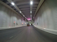 Yeni Olimpiya stadionuna cıxışı olacaq tunel tipli yolötürücüsündə işlərin bir hissəsi yekunlaşdı