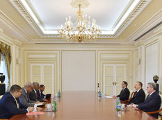 Prezident İlham Əliyev Sudanın xarici işlər nazirini qəbul edib - FOTO