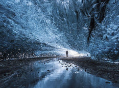 Buz mağarasında heyrətamiz görüntülər - FOTOSESSİYA