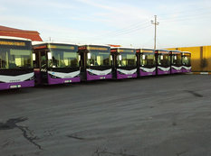 Bakıya 50 yeni avtobus gətirilib - FOTO