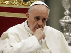 Roma papası qasırğadan qorxdu
