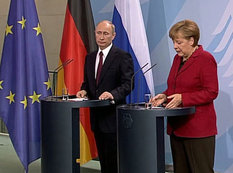 Putin və Merkel...