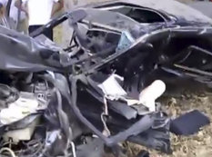 Minik avtomobili maneəyə çırpıldı, sürücü öldü - YENİLƏNİB - VİDEO - FOTO