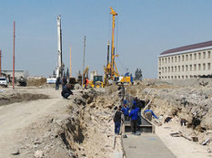 Bakı Olimpiya Stadionuna gediş-gəlişi asanlaşdıracaq tunelin tikintisi davam edir - FOTO