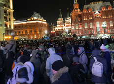 Moskvada 170-dən çox etirazçı saxlanılıb
