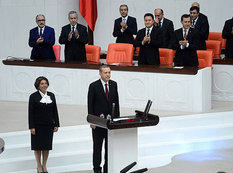 Türkiyənin 12-ci prezidenti rəsmən vəzifəsinin icrasına başladı - YENİLƏNİB - FOTO