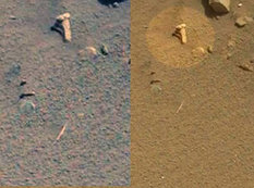 Marsdan nəhəng sümüklər tapıldı - FOTO