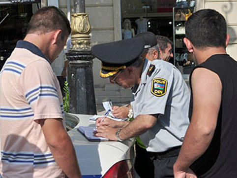 Yolda təhlükəli vəziyyət yaradanlar cəzalandırıldı - FOTO