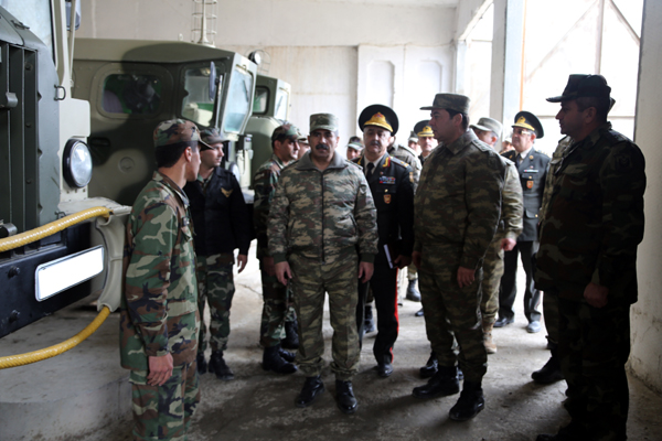 Azərbaycan Silahlı Qüvvələrinin döyüş hazırlığı yoxlnıldı - FOTO