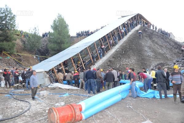 Türkiyədə yeni mədən faciəsi, 18 adamdan xəbər yox - FOTO