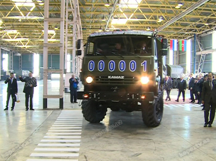 Azərbaycan "KamAZ" istehsalına başladı - VİDEO - FOTO