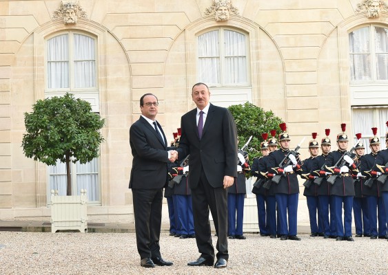 Azərbaycan Prezidenti İlham Əliyevin və Ermənistan Prezidenti Serj Sarkisyanın Parisdə görüşü olub - YENİLƏNİB - FOTO