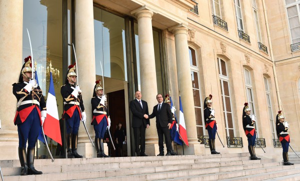 Azərbaycan Prezidenti İlham Əliyevin və Ermənistan Prezidenti Serj Sarkisyanın Parisdə görüşü olub - YENİLƏNİB - FOTO