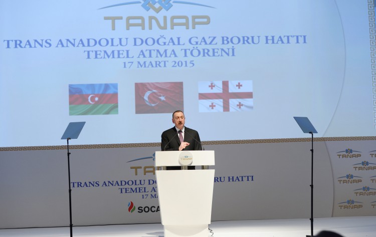 Prezident İlham Əliyev: "TANAP layihəsi ilk növbədə Türkiyə-Azərbaycan birliyinin layihəsidir" - YENİLƏNİB - FOTO