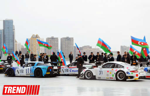 Heydər Əliyev Mərkəzində "Baku World Challenge 2014" avtoyürüşünə həsr olunmuş mətbuat konfransı keçirilib - FOTO