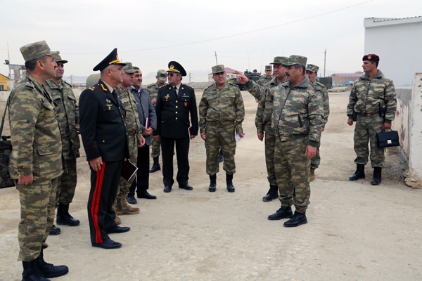 Azərbaycan Silahlı Qüvvələrinin döyüş hazırlığı yoxlnıldı - FOTO