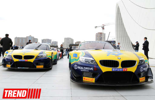 Heydər Əliyev Mərkəzində "Baku World Challenge 2014" avtoyürüşünə həsr olunmuş mətbuat konfransı keçirilib - FOTO