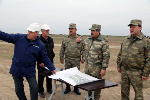 Müdafiənin ön xətti boyunca hərbi hissələrin hazırlıq səviyyəsinin yoxlanılmasını davam etdirilir - FOTO