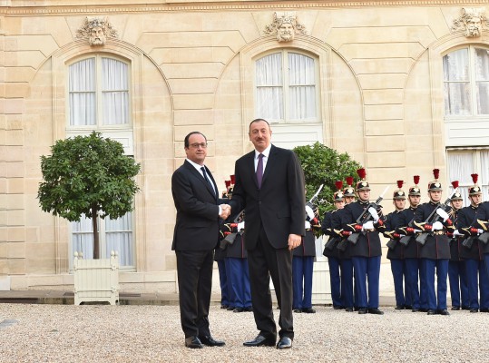 Azərbaycan Prezidenti İlham Əliyevin və Ermənistan Prezidenti Serj Sarkisyanın Parisdə görüşü olub - YENİLƏNİB - FOTO