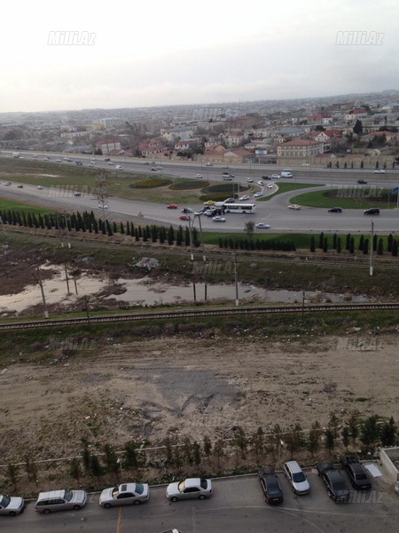 Bakıda daha bir avtobus qəzası - FOTO