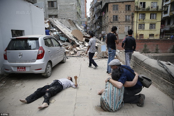 Nepal zəlzələsi: yüzlərlə ölən və yaralanan var - FOTO