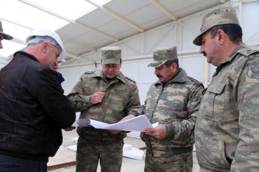 Müdafiənin ön xətti boyunca hərbi hissələrin hazırlıq səviyyəsinin yoxlanılmasını davam etdirilir - FOTO