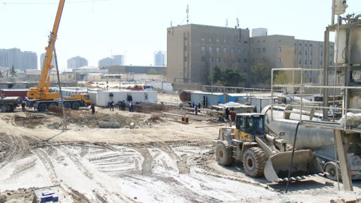 Bakı Olimpiya Stadionuna gediş-gəlişi asanlaşdıracaq tunelin tikintisi davam edir - FOTO