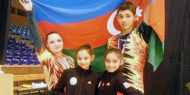 Azərbaycan gimnastları Çexiyada qızıl və gümüş medallar qazanıblar- FOTO