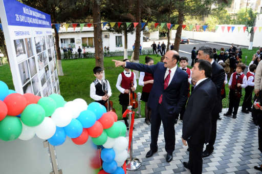 Müslüm Maqomayevin adını daşıyan musiqi məktəbinin açılışı olub - FOTO