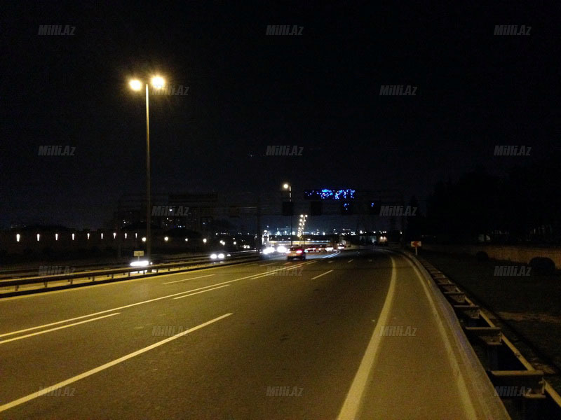 Bakıın əsas yolu məlumatsız qalıb - FOTO