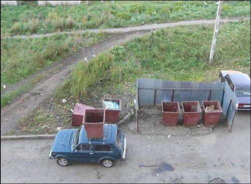 Maşını necə gəldi saxlasan... - FOTO