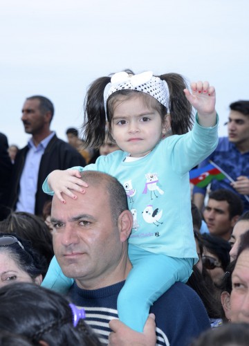 İlk Avropa Oyunlarının məşəli Neftçalada - VİDEO - FOTO