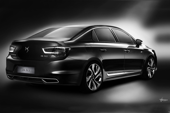 Citroen DS 5LS: ilk dəfə - FOTO