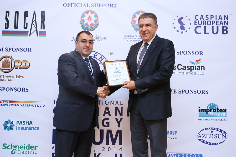 "Akkord" 1-ci Beynəlxalq "Caspian Energy Forum"un keçirilməsinə dəstək verib - FOTO