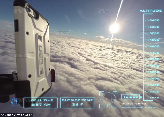 iPhone 6-nı kosmosdan aşağı atdılar - VİDEO - FOTO