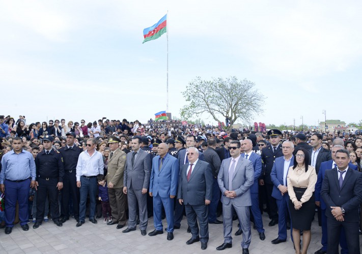 İlk Avropa Oyunlarının məşəli Neftçalada - VİDEO - FOTO