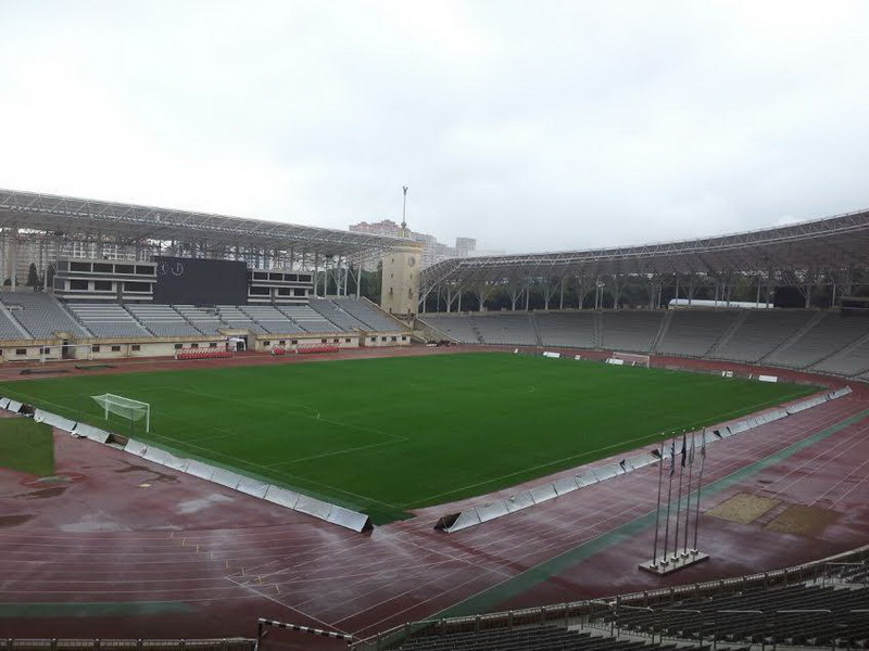 Mərkəzi arenanın son durumu və kassaların önündən - FOTOlar