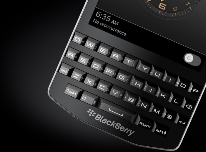 Bu da Porsche Design BlackBerry - FOTO