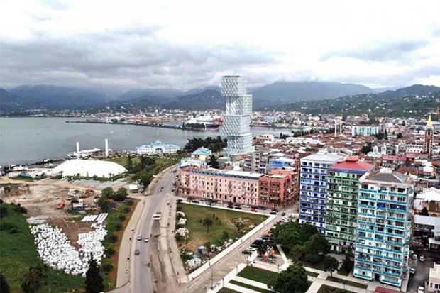 Azərbaycanlı oliqarx Batumidə kazino-otel açır - FOTO